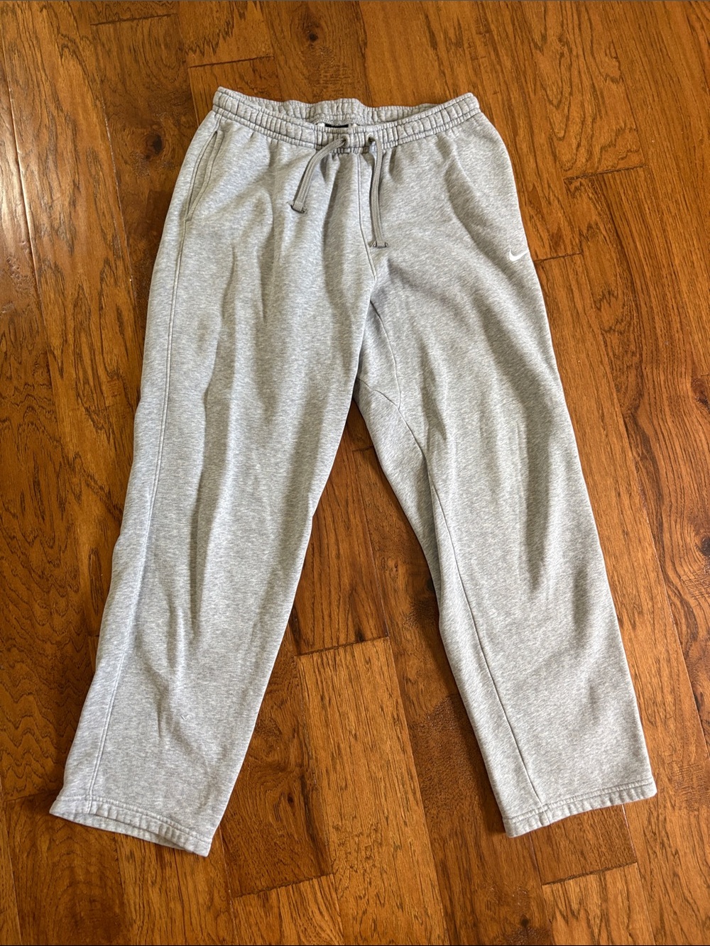 Nike Light Gray Men's Fleece Joggers